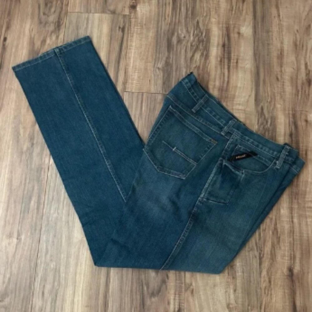 NWOT Heavy Starched Ariat Rebar M4 Men's Relaxed Bootcut Jeans • Size: 36x36